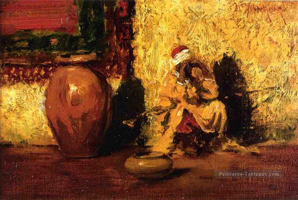 Figure assise William Merritt Chase Peintures à l'huile